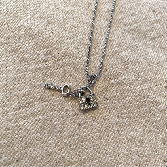 SWAROVSKI Lock & Key Necklace - Picture 2 of 3